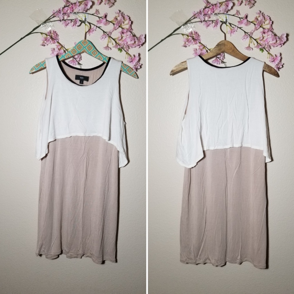 Mossimo Rayon color block Flowy Dress - Picture 2 of 9